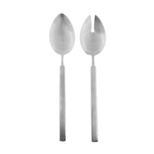 Load image into Gallery viewer, Hvar Brushed Stainless Steel 2 Piece Salad Server Set [Online Only]
