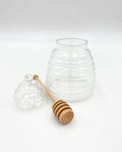Load image into Gallery viewer, Glass Beehive Honey Dipper Jar
