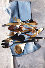 Load image into Gallery viewer, Oslo Matte Gold Stainless Steel 5 Piece Cutlery Set - Service for 1 [Online Only]
