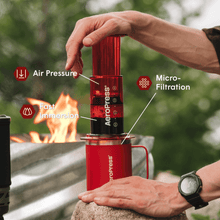 Load image into Gallery viewer, AeroPress Traveler's Bundle - Clear [Online Only]
