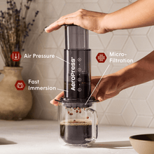 Load image into Gallery viewer, AeroPress Coffee Maker - Clear &amp; Colors [Online Only]
