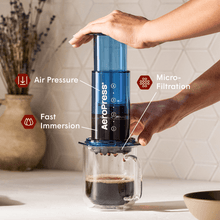 Load image into Gallery viewer, AeroPress Coffee Maker - Clear &amp; Colors [Online Only]
