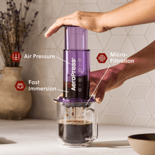 Load image into Gallery viewer, AeroPress Coffee Maker - Clear &amp; Colors [Online Only]

