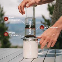 Load image into Gallery viewer, AeroPress Traveler's Bundle - Clear [Online Only]
