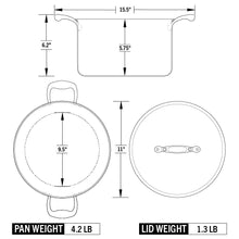 Load image into Gallery viewer, Heritage Steel Titanium Series 8 Quart Stock Pot with Lid [Online Only]
