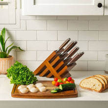 Load image into Gallery viewer, Messermeister Avanta Pakkawood Knife Block Set - 10 Piece [Online Only]
