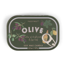Load image into Gallery viewer, Fig &amp; Olive 4.5 oz Tin Candle | Paddywax Bistro
