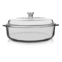 Load image into Gallery viewer, 3-Quart Glass Bakeware Casserole Dish Dutch Oven with Oven-Safe Glass Lid [Online Only]
