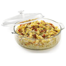 Load image into Gallery viewer, 3-Quart Glass Bakeware Casserole Dish Dutch Oven with Oven-Safe Glass Lid [Online Only]
