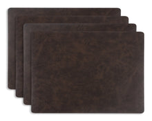 Load image into Gallery viewer, KAF Home Santiago Faux Leather Placemat-Various Colors [Online Only]
