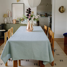 Load image into Gallery viewer, Blue Dotted Tablecloth [Online Only]
