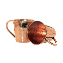 Load image into Gallery viewer, Solid Copper Mule Mug, Copper Handle, 12 oz [Online Only] | Sertodo Copper
