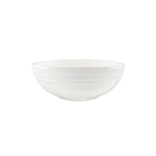 Load image into Gallery viewer, Lines White Stoneware Cereal Bowl, Set of 4 [Online Only]
