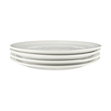Load image into Gallery viewer, Lines White Stoneware Dinner Plate, Set of 4 [Online Only]
