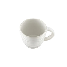 Load image into Gallery viewer, Lines White Stoneware Mug, Set of 4 [Online Only]
