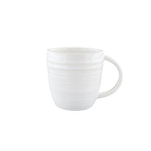 Load image into Gallery viewer, Lines White Stoneware Mug, Set of 4 [Online Only]
