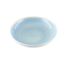 Load image into Gallery viewer, Lines Blue Stoneware Pasta Bowl, Set of 4 [Online Only]
