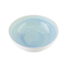 Load image into Gallery viewer, Lines Blue Stoneware Salad Bowl [Online Only]
