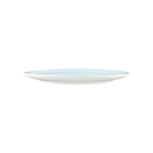 Load image into Gallery viewer, Lines Blue Stoneware 4 Piece Dinnerware Set, Service For 1 [Online Only]
