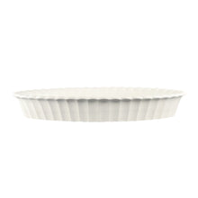 Load image into Gallery viewer, Lafayette Oval Pearl White Stoneware Baker [Online Only]
