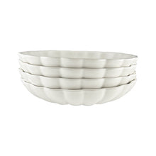 Load image into Gallery viewer, Lafayette Pearl White Stoneware Pasta Bowl, Set of 4 [Online Only]
