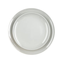 Load image into Gallery viewer, Shell Bisque Grey Porcelain 16 Piece Dinnerware Set, Service For 4 [Online Only]
