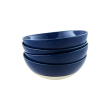 Load image into Gallery viewer, Shell Bisque Indigo Porcelain Cereal Bowl, Set of 4 [Online Only]
