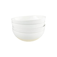 Load image into Gallery viewer, Shell Bisque White Porcelain Cereal Bowl, Set of 4 [Online Only]
