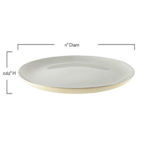 Load image into Gallery viewer, Shell Bisque Grey Porcelain 16 Piece Dinnerware Set, Service For 4 [Online Only]
