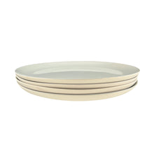 Load image into Gallery viewer, Shell Bisque Grey Porcelain 16 Piece Dinnerware Set, Service For 4 [Online Only]
