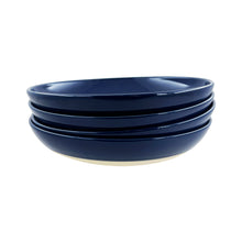 Load image into Gallery viewer, Shell Bisque Indigo Porcelain Pasta Bowl, Set of 4 [Online Only]

