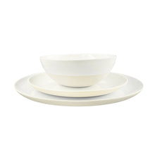 Load image into Gallery viewer, Shell Bisque White Porcelain 3 Piece Dinnerware Set, Service For 1 [Online Only]
