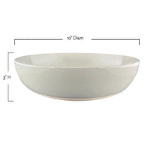 Load image into Gallery viewer, Shell Bisque Grey Porcelain Round Serving Bowl [Online Only]
