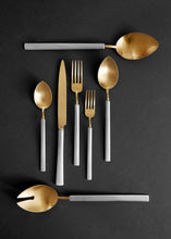 Load image into Gallery viewer, Hvar Matte Gold Stainless Steel 5 Piece Cutlery Set - Service for 1 [Online Only]
