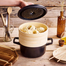Load image into Gallery viewer, Alva Cast Enamel Cocotte with Steamer Inserts — 2.5 QT [Online Only]
