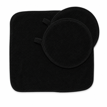 Load image into Gallery viewer, Cook &amp; Clean Bundle 100% Cotton Dish Drying Mat 16" x 18.5", (2) 100% Cotton Pot Holders [Online Only]
