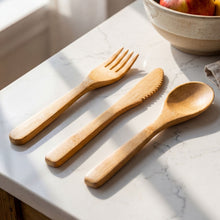 Load image into Gallery viewer, Bamboo Utensil — Fork, Knife, or Spoon [Online Only]
