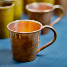 Load image into Gallery viewer, Solid Copper Mule Mug, Copper Handle, 12 oz [Online Only] | Sertodo Copper
