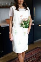 Load image into Gallery viewer, Botanical Embroidered Apron [Online Only]
