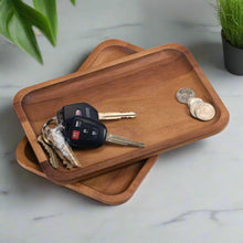Load image into Gallery viewer, Acacia Wood Rectangular Plates Set of 2 [Online Only]

