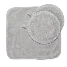 Load image into Gallery viewer, Cook &amp; Clean Bundle 100% Cotton Dish Drying Mat 16" x 18.5", (2) 100% Cotton Pot Holders [Online Only]
