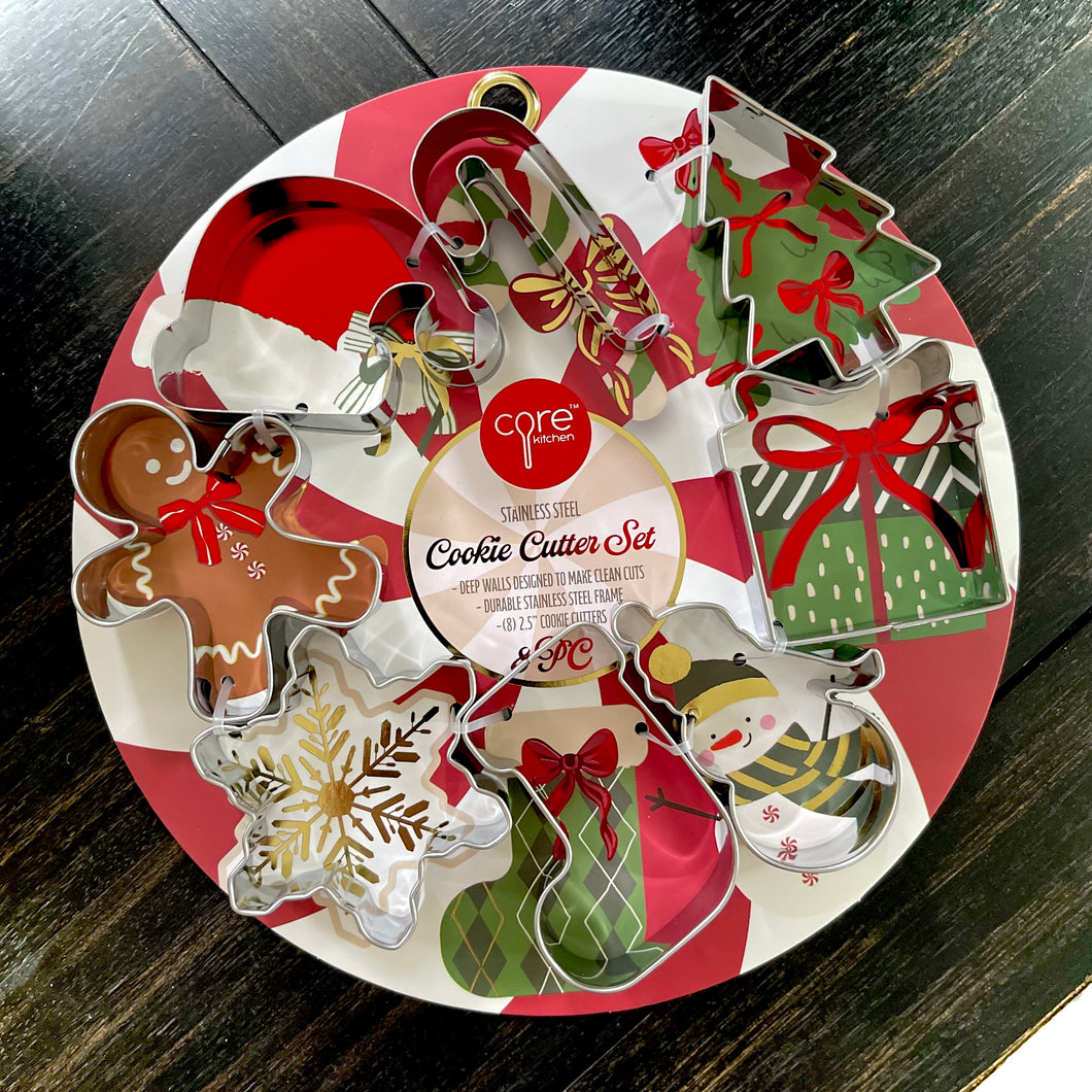 Christmas Cookie Cutter 8-Piece Set