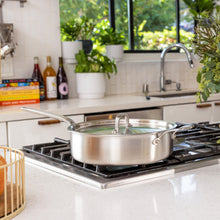 Load image into Gallery viewer, Eater x Heritage Steel 4 Quart Sauté Pan with Lid [Online Only]
