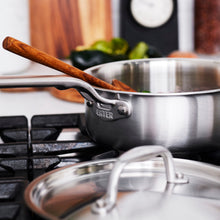 Load image into Gallery viewer, Eater x Heritage Steel 2 Quart Saucepan with Lid [Online Only]
