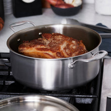 Load image into Gallery viewer, Eater x Heritage Steel 6 Quart Rondeau with Lid [Online Only]
