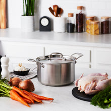 Load image into Gallery viewer, Eater x Heritage Steel 5 Quart Sauce Pot with Lid [Online Only]
