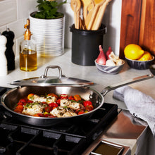 Load image into Gallery viewer, Eater x Heritage Steel 12" Fry Pan with Lid [Online Only]
