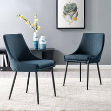 Load image into Gallery viewer, Viscount Upholstered Fabric Dining Chairs - Set of 2 [Online Only]
