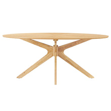 Load image into Gallery viewer, Crossroads 71" Oval Wood Dining Table [Online Only]
