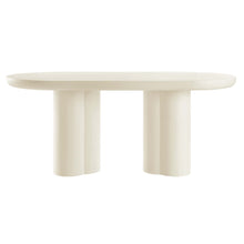 Load image into Gallery viewer, Caspian 72" Oval Concrete Dining Table (White or Black) [Online Only]
